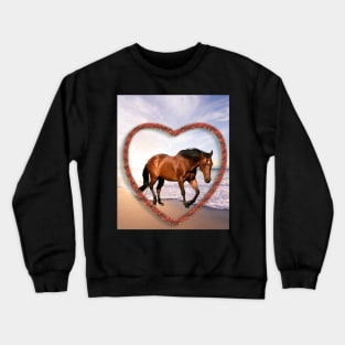 A Horse Pure Love Crewneck Sweatshirt